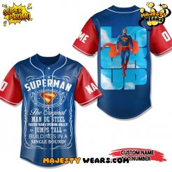 “SUPERMAN – The Original Man of Steel” Baseball Jersey