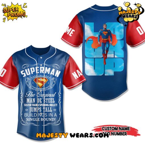 “SUPERMAN – The Original Man of Steel” Baseball Jersey