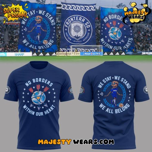 San Diego FC “We Stay We Stand We All Belong” Blue T-Shirt