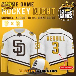 San Diego Padres Hockey Night Custom Jersey