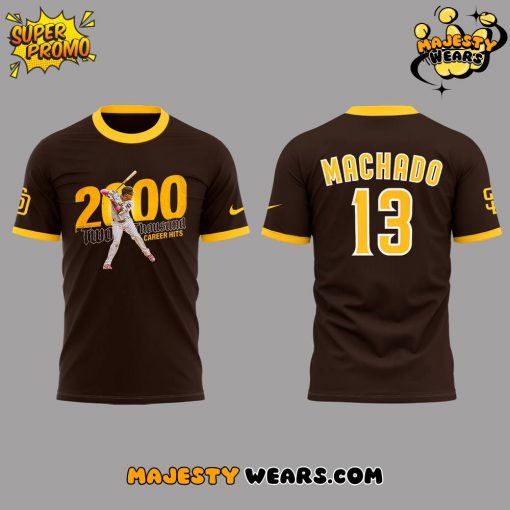 San Diego Padres Machado 2000 Career Hits Special Tee