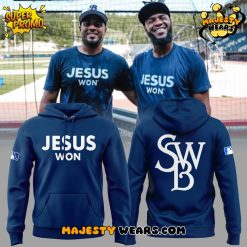 Scranton/Wilkes-Barre RailRiders x Jesus Won 2025 Navy Hoodie