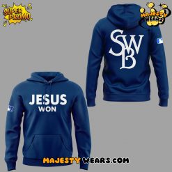 Scranton/Wilkes-Barre RailRiders x Jesus Won 2025 Navy Hoodie
