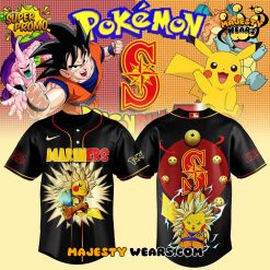 Seattle Mariners Pikachu x DragonBall Limited Edition Jersey