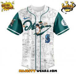 Seattle Mariners x Straw Hat Luffy Baseball Jersey