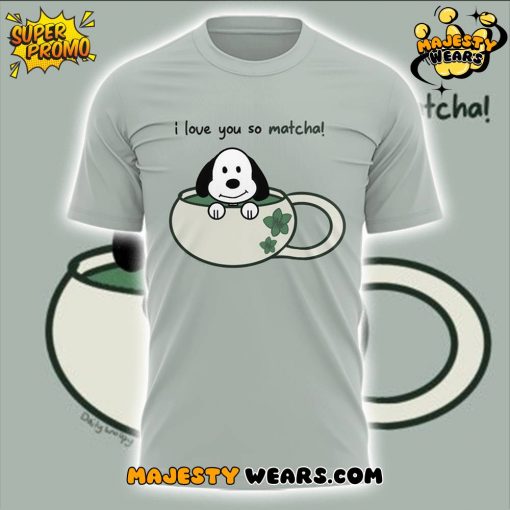 Snoopy “i love you so matcha!” Limited Edition T-shirt
