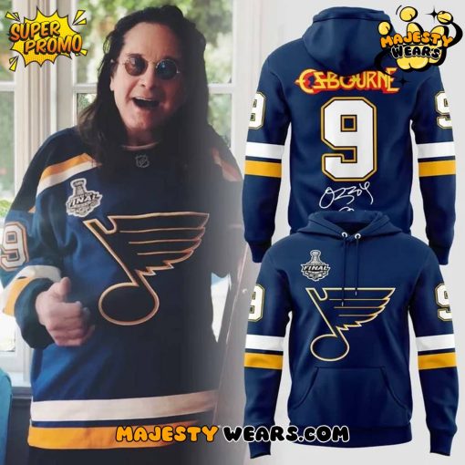 St. Louis Blues x R.I.P Ozzy Osbourne Thank You For The Memories Hoodie