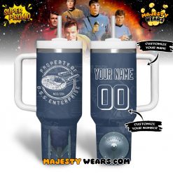 Star Trek USS Enterprise Custom Tumbler 40oz with Handle