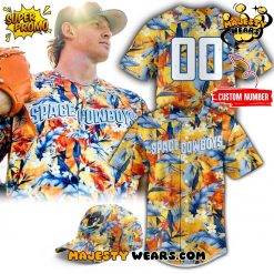Sugar Land Space Cowboys Margaritaville Night 2025 Custom Baseball Jersey