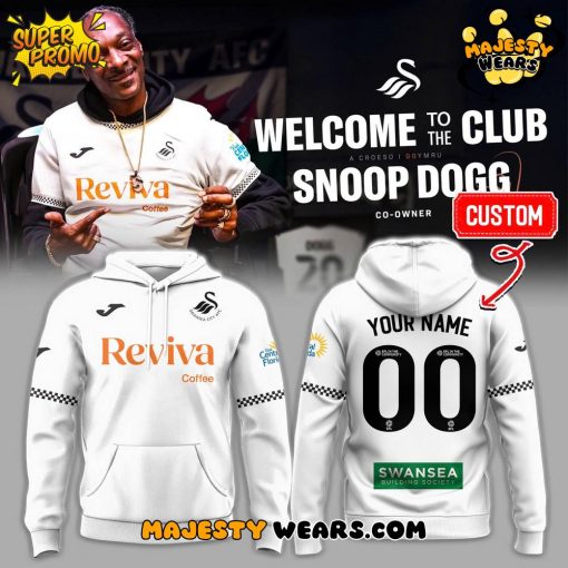 Swansea City Home Kit Football x Snoop Dogg Hoodie