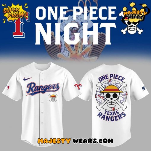 Texas Rangers x One Piece Night Limited Edition Jersey