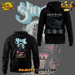 The Band Ghost “The SKELETOUR” Black Hoodie