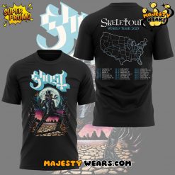 The Band Ghost The SKELETOUR Black Tee