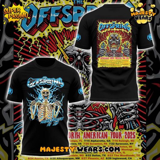 The Offspring “Supercharged Worldwide in ’25” Tee