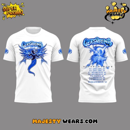 “The Offspring – Supercharged Worldwide in ’25” White Shirt