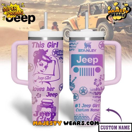 “This Girl Loves Her Jeep” 2025 Stanley Tumbler