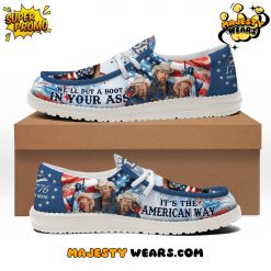 Toby Keith “IT’S THE AMERICAN WAY” Hey Dudes Shoes