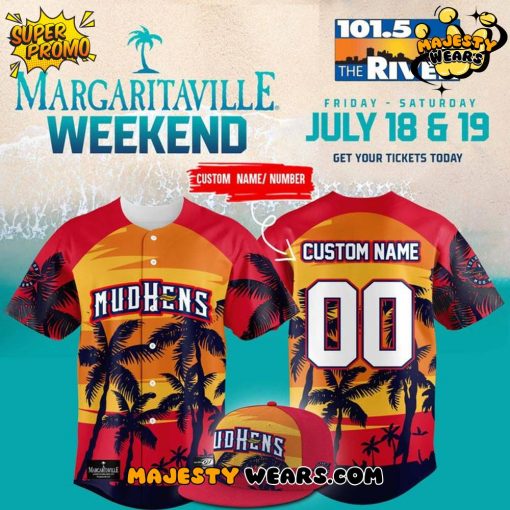 Toledo Mud Hens x Margaritaville 2025 Limited Edition Baseball Jersey
