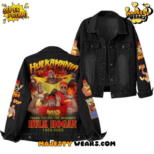 WWE – Hulk Hogan 1953–2025 Denim Jacket