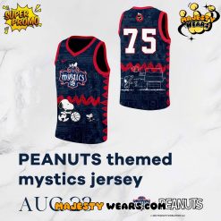 Washington Mystics x Peanuts Celebrating 75 Years Basketball Jersey