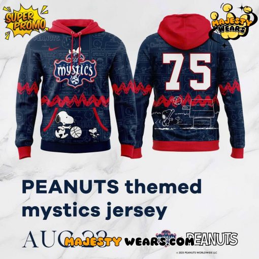 Washington Mystics x Peanuts Celebrating 75 Years Hoodie