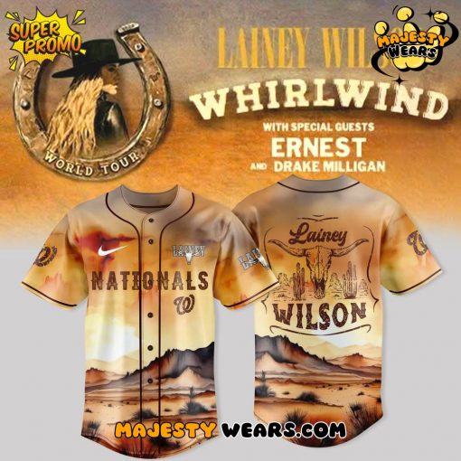 Washington Nationals x Lainey Wilson – Whirlwind World Tour 2025 Jersey
