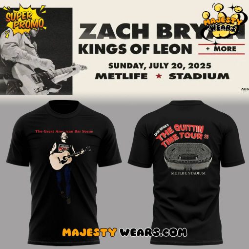 Zach Bryan “The Quittin’ Time Tour 2025” Special Tee