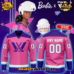 Barbie x PWHL Custom Hockey Jersey
