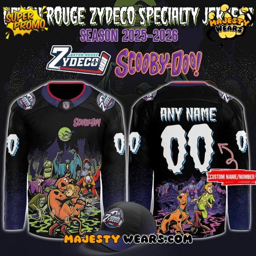 Baton Rouge Zydeco x ScooBy-Doo Night 2025 Custom Hockey Jersey