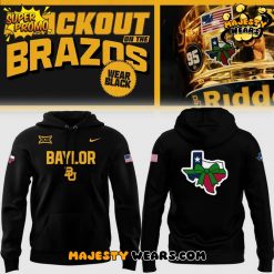 Baylor Bears Blackout Brazos Central Texas Hoodie