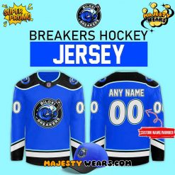 Biloxi Breakers Special New 2025 Blue Custom Hockey Jersey
