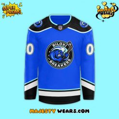 Biloxi Breakers Special New 2025 Blue Custom Hockey Jersey