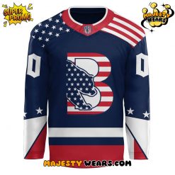 Binghamton Black Bears x ScooBy-Doo Night 2025 Custom Hockey Jersey