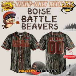 Boise Hawks Boise Battle Beavers Camo Custom Baseball Jersey
