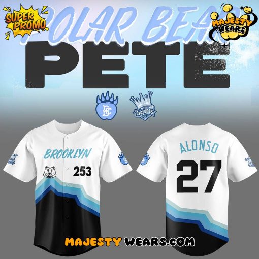 Brooklyn Cyclones x Polar Bear Pete Night Baseball Jersey