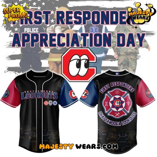 Chattanooga Lookouts First Responders Appreciation Day 2025 Custom Baseball Jersey