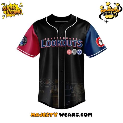 Chattanooga Lookouts First Responders Appreciation Day 2025 Custom Baseball Jersey