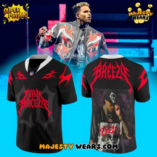 Chris Brown – BREEZY BOWL XX Team Breezy Playmaker Football Jersey
