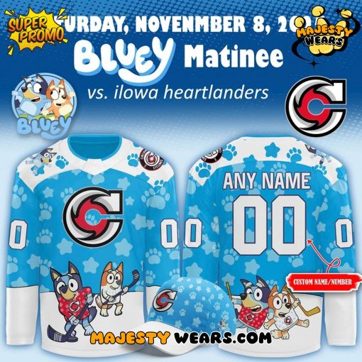 Cincinnati Cyclones X Bluey Night 2025 Custom Hockey Jersey