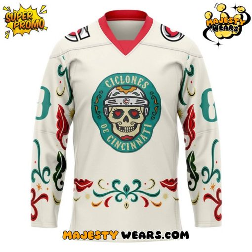 Cincinnati Cyclones X Day of the Dead 2025 Custom Hockey Jersey