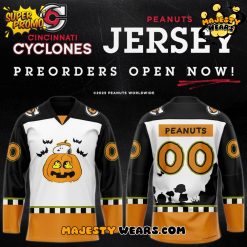 Cincinnati Cyclones x Peanuts Day 2025 Special Hockey Jersey
