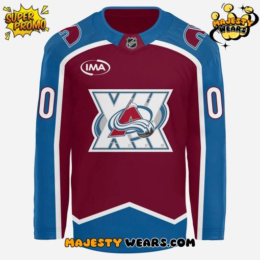 Colorado Avalanche 30th Anniversary Limited Edition Hockey Jersey