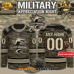 Columbus River Dragons x Military Appreciation Custom Hockey Jersey