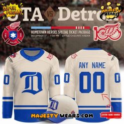 Detroit Red Wings 2025 Hometown Heroes Night Blue Hockey Jersey