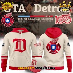 Detroit Red Wings x Sergei Fedorov Signature Red Hoodie