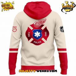 Detroit Red Wings 2025 Hometown Heroes Night Red Hoodie