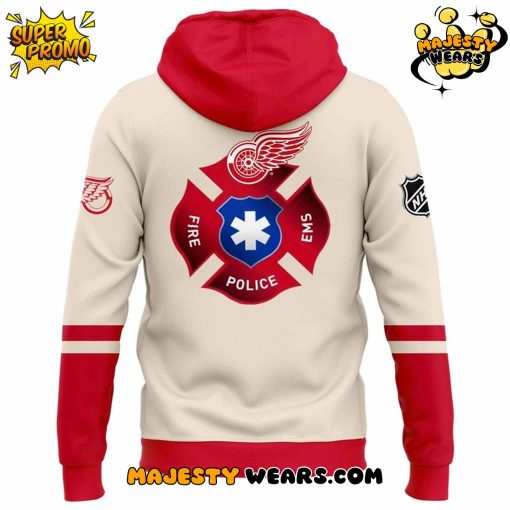 Detroit Red Wings x Sergei Fedorov Signature Red Hoodie