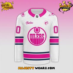 Edmonton Oilers x Barbie Night 2025 Custom Hockey Jersey