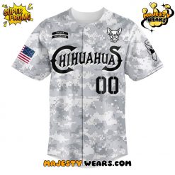 El Paso Chihuahuas Military Appeciation Night Custom Baseball Jersey