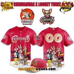 El Paso Chihuahuas x Looney Tunes Custom Baseball Jersey